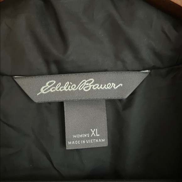 Eddie Bauer Women’s Black Down Puffer Jacket Size XL - Picture 4 of 14